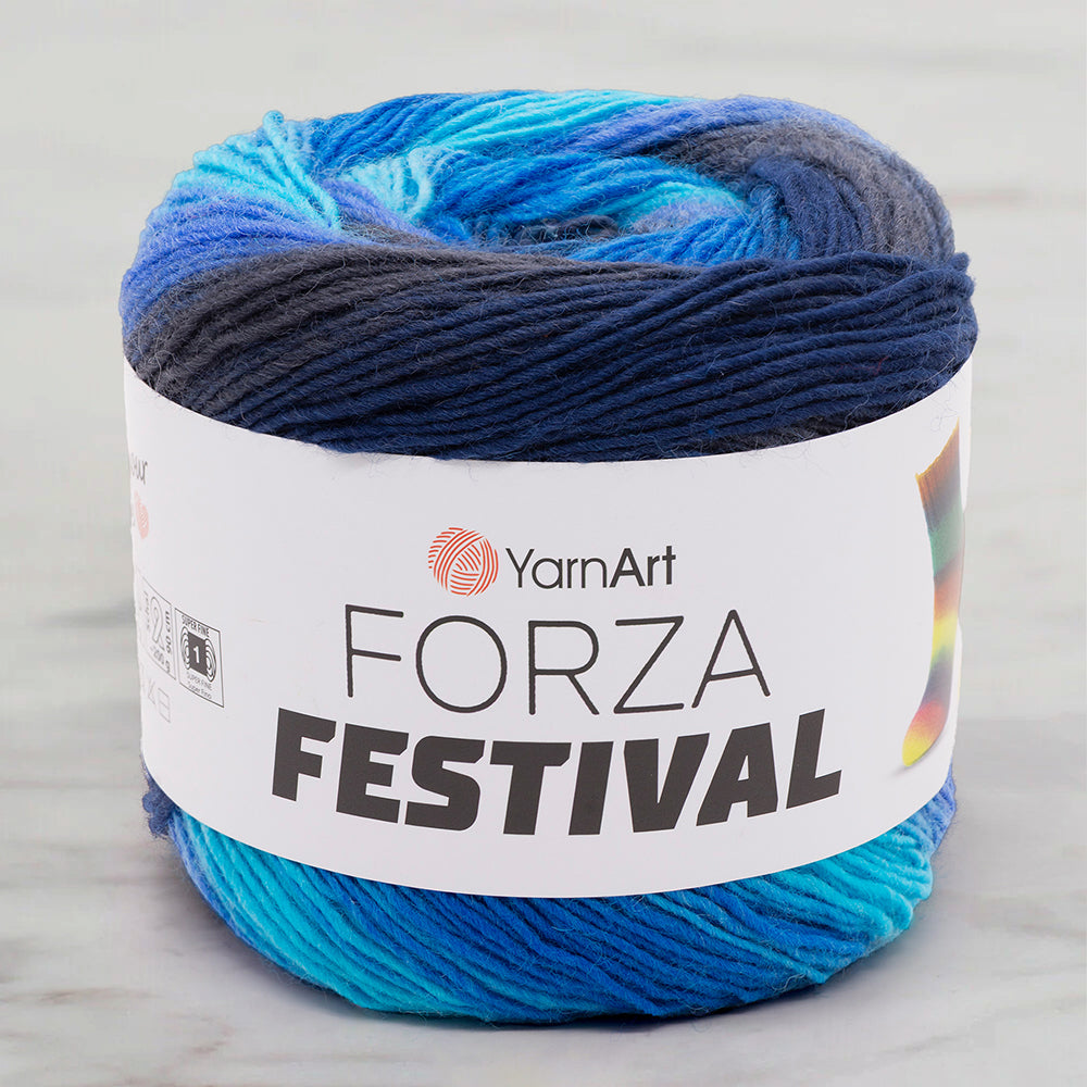 Yarnart Forza Festival Ebruli El Örgü İpi - 2902